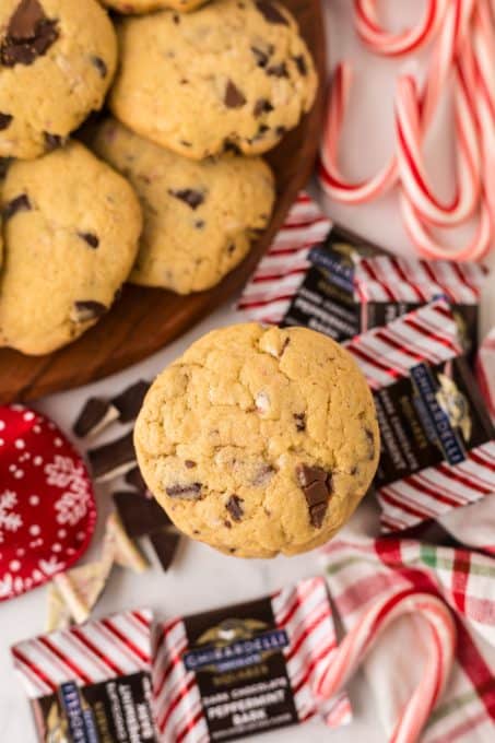 Holiday bark cookies.