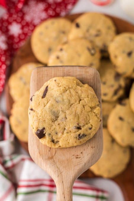 Chocolate peppermint cookies.