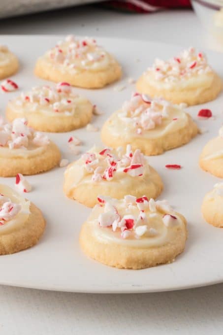 Buttery cookies with cream cheese frosting.