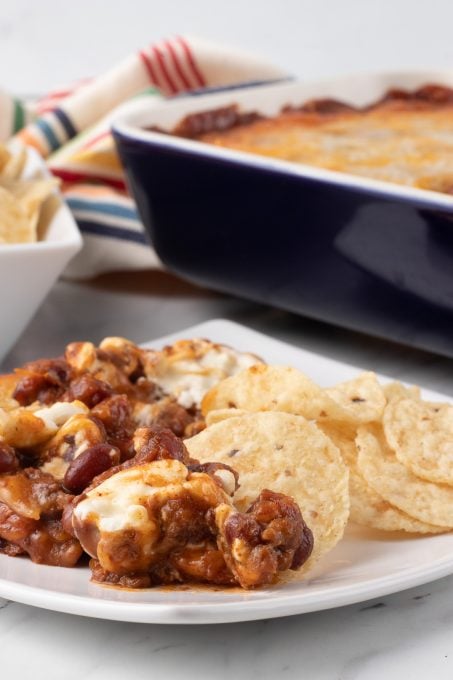 3-Ingredient Chili Cheese Dip