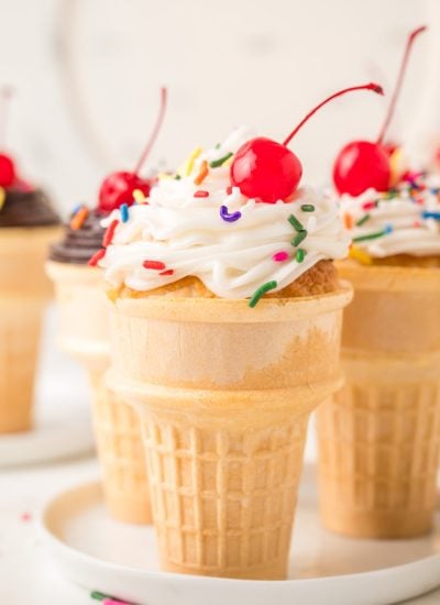 Ice Cream Cone Cupcakes