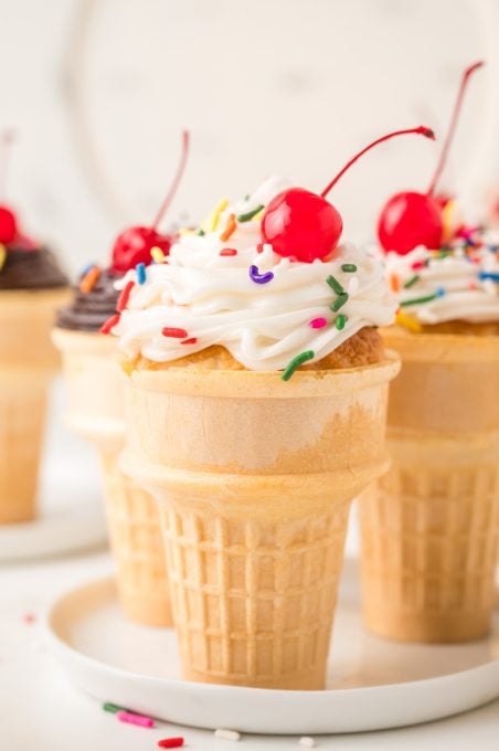 Ice Cream Cone Cupcakes